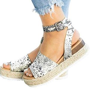 Sandal wedges brand new never worn